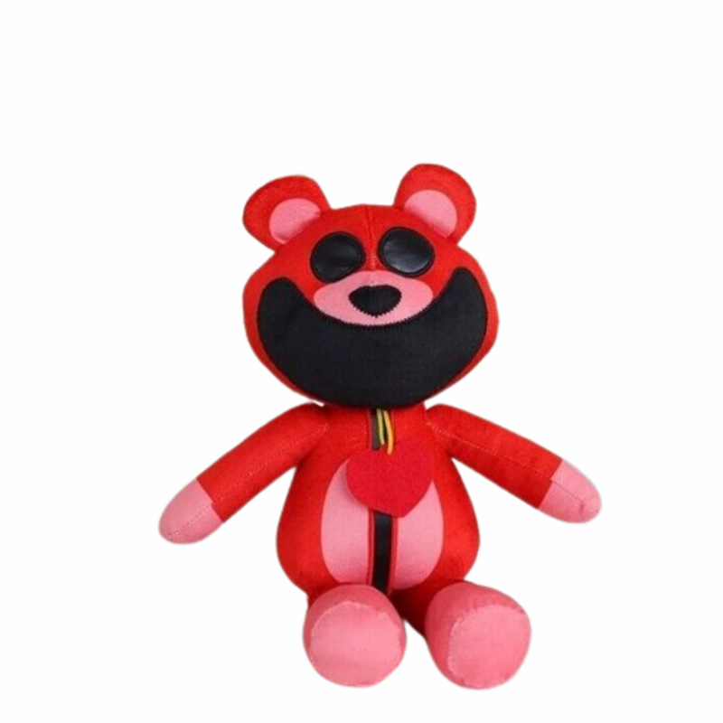 Играчка Bobby BearHug, The Smiling Critters, Плюшена, Червена, 26 см