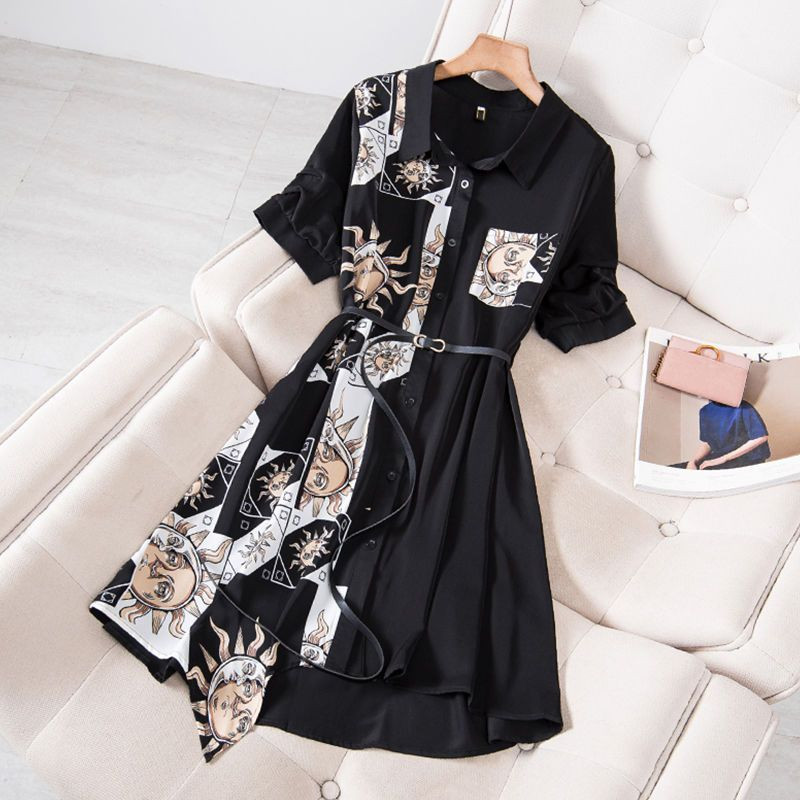 Női koreai divatmintás, hosszú ujjú, vintage, elegáns öves ingruhák, üzleti alkalmi irodai női rendhagyó midi ruha, ropa