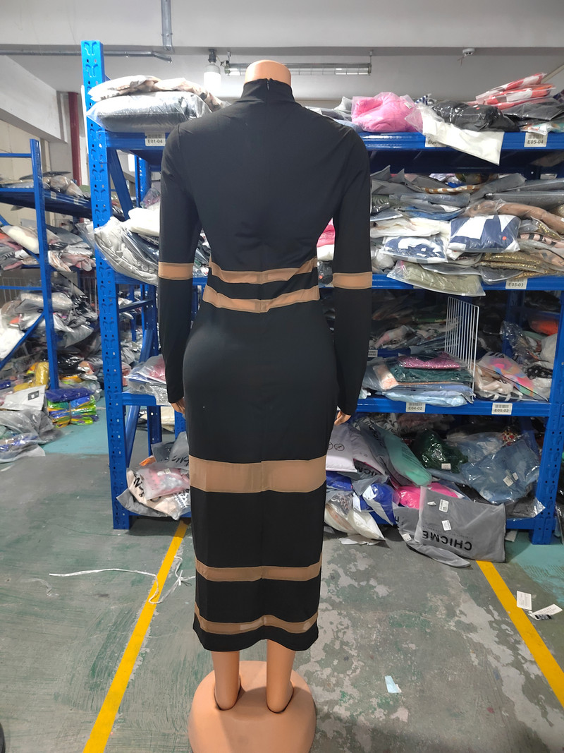 Y2K elegáns parti ruhák nőknek 2023 ősz, új divat szexi, vékony, vállra szabott csipkefolt hosszú ujjú midi női ruha