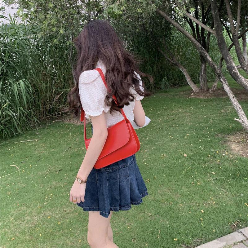 Dögös lány farmer szoknya női rakott szoknya Y2k divat, alkalmi egyetemi stílusú, magas derekú, vékony koreai utcai irodai női rövid szoknya