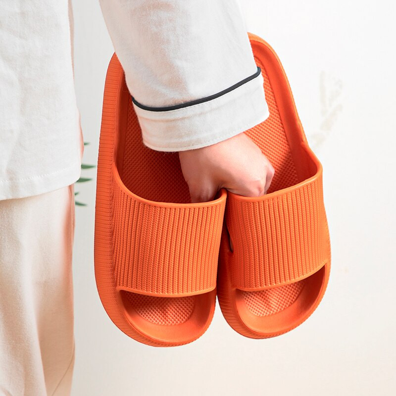Nyári papucsok Platform Cipők Női EVA Strandszandálok Női Csúszdák Beltéri Néma Háztartási Flip Flop