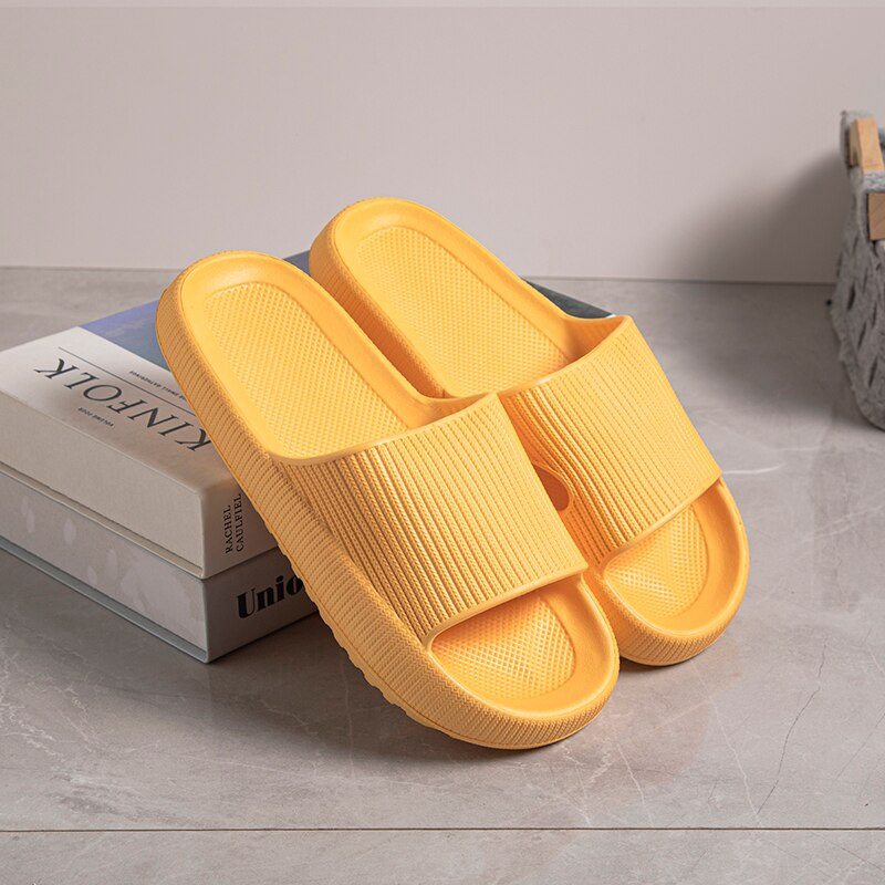 Nyári papucsok Platform Cipők Női EVA Strandszandálok Női Csúszdák Beltéri Néma Háztartási Flip Flop