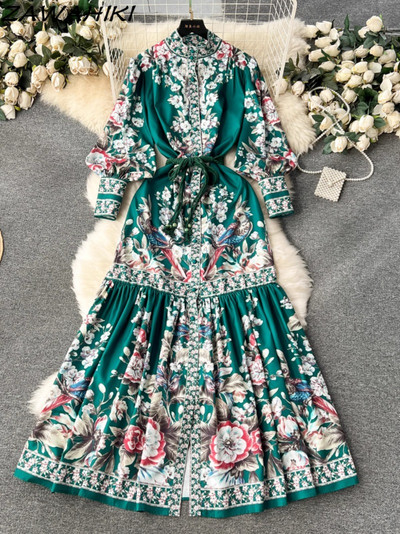 Női estélyi ruhák Köntös Argent Női Ruhák Húzózsinór Fodrok Temperamentum Szexi Retro Karcsú Foltozott ráncos Vestidos