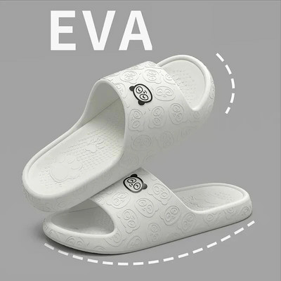 Eva Soft Sole Chunky Πλατφόρμα Παντόφλες Γυναικείες 2024 Καλοκαιρινή χοντρή σόλα Cloud Slides Σανδάλια παραλίας Γυναικεία αντιολισθητικά σαγιονάρες εξωτερικού χώρου