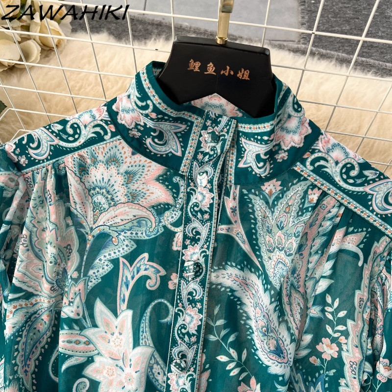 Βραδινό Μακρύ Φόρεμα για Γυναικεία Ρούχα Ropa Mujer Γραφείο Γυναικείο συνονθύλευμα Slim Puff μανίκι Stand Λαιμόκοψη συμπαγής επίδεσμος Vestidos