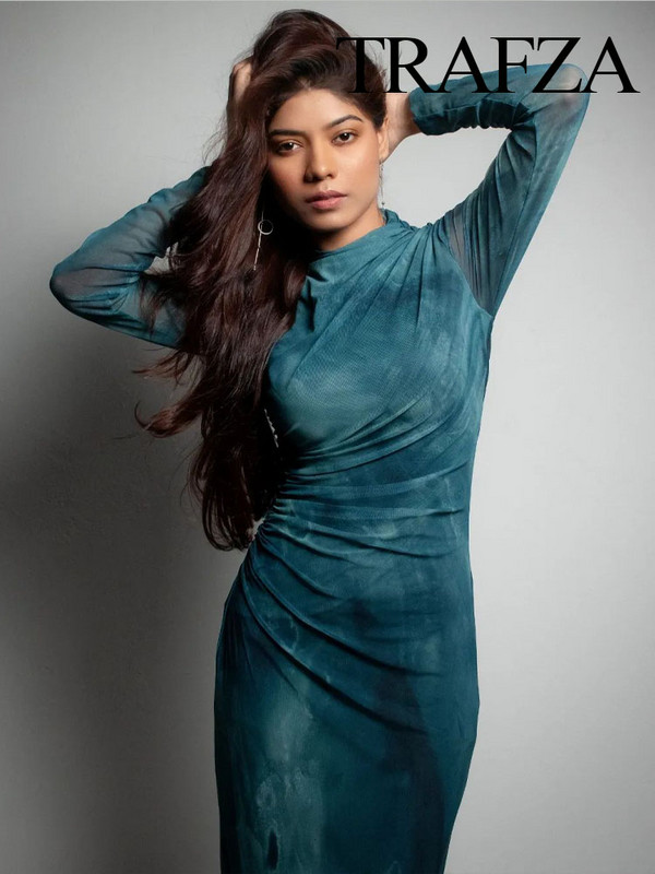 TRAFZA őszi női divatnyomat tüll Bodycon karcsú ruha, ruched elegáns, hosszú ruhák, midi ruha, hosszú ujjú parti ruhák
