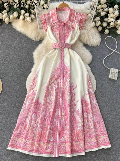 Nyári kötszeres ruha Női Lehúzott gallérral Ujjatlan, hosszú női ruhák Vestidos Office Lady Ropa Mujer