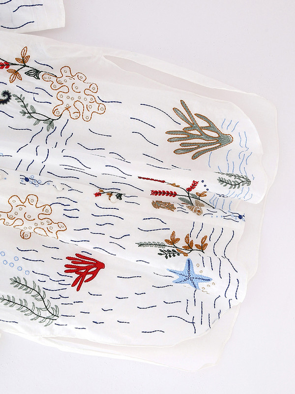 Fitshinling Bohém hímzéses ingruha Női ruházat Virág Egyenes Vestidos Femme Divatos Vintage Midi ruhák Női