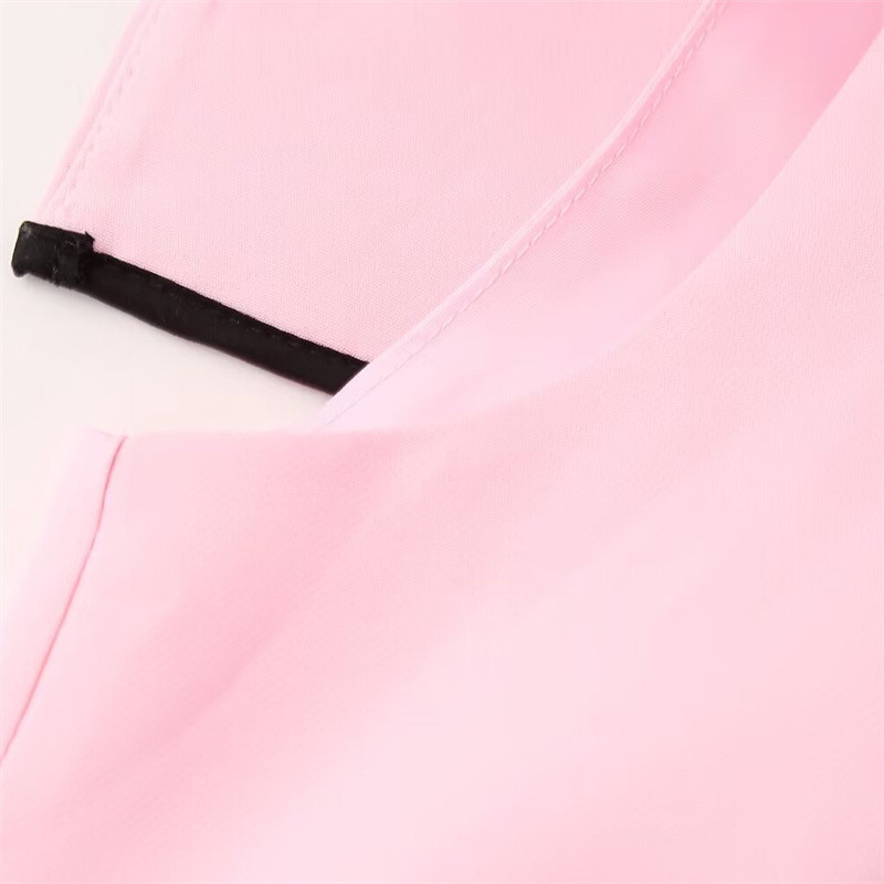 KEYANKETIAN 2024 New Launch női hamis kétrészes csíkos patchwork Epaulet ruhák Elegáns francia stílusú karcsú MIDI ruha