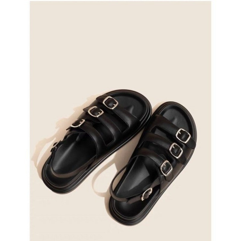 2024 Nyári Wedge Platform Szandálok Divat Retro Romen Strandcipők Női Alkalmi Peep Toe Puha Kényelmes Sandalias De Mujer