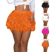 Női toll bolyhos miniszoknya Harajuku rugalmas derékú rövid szoknyák farsangi smink báli ruha klubbuli táncszoknya Faldas