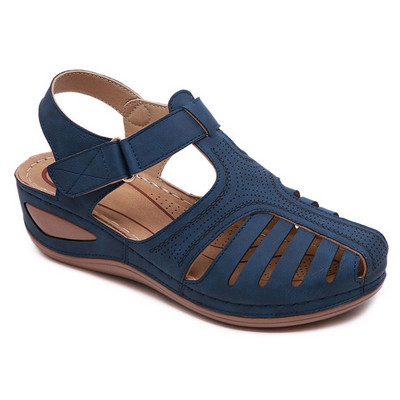 Női szandálok 2024 Nyári Cipők Női Nyári Sarkú Szandálok Kényelmes Elegáns Női Sarkú Cipők Alacsony sarkú lábbelik