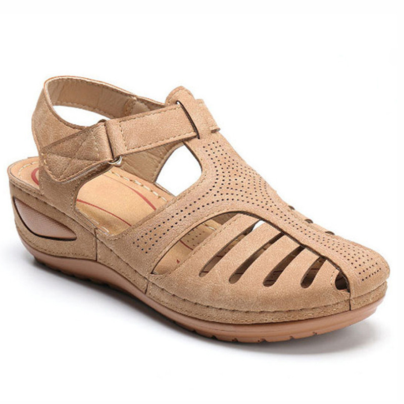 Női szandálok 2024 Nyári Cipők Női Nyári Sarkú Szandálok Kényelmes Elegáns Női Sarkú Cipők Alacsony sarkú lábbelik