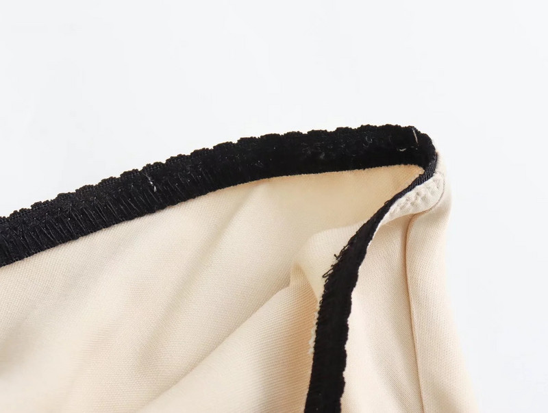 TRAF 2024 női divat tavaszi nyár selyem textúrájú félszoknya alkalmi karcsú, magas derekú alsó