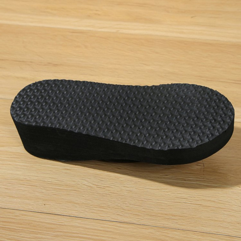 2024 Platform Szandál Női Papucs Magas Sarkú Nyári Cipők Divat Pillangó Ék Papucsok Fekete Otthoni Flip Flop Zapatillas