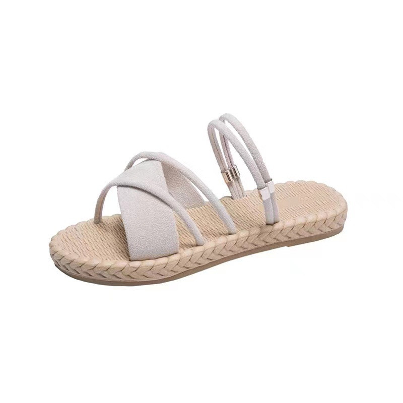 Pantofi de vară Sandale de femeie Sandale plate Sandale de femei cu benzi subțiri Gladiator Sandale de plajă pentru damă Flip-flops Sandale 2023