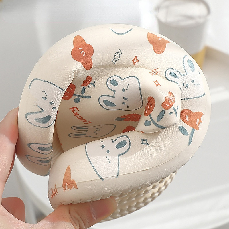 Kezdőlap Aranyos Rajzfilm Animal Bear Print Papucs Női Nyári Vastag Magas Talp Beltéri Felhő Feeling Zuhany Női Papucsok Szandálok