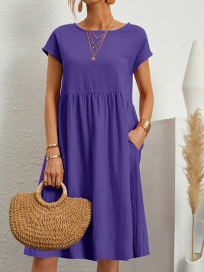 Rochie de damă din bumbac sexy bodycon elegantă pentru femei, vara 2022, rochii midi boho cu mânecă scurtă, linie A