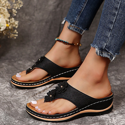 Flip Flop Női Platform Flip Flop 2024 Nyári Lapos Aljú Slip On Clip Orr Flip Flops Csúszó T pántos szandál Nagy 36-43