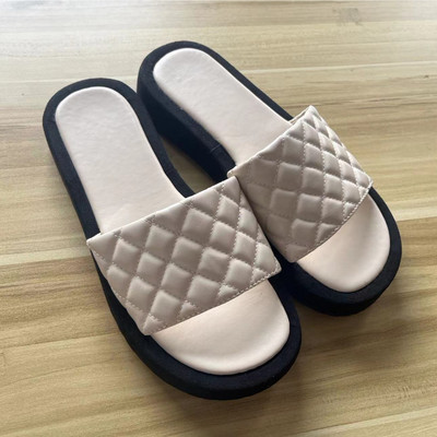 Vara 2023, papuci cu talpă mare, cu cap rotund, pentru femei, pantofi casual pentru femei, papuci pentru femei