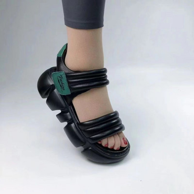 2023 Pantofi de vară pentru femei Peep Toe Fund buretat Sandale pentru femei Sandale sport zilnice Pantofi cu platformă pentru femei Pantofi pentru femei