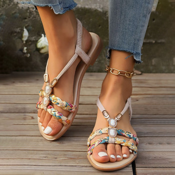 Топове Дамски сандали Летни дамски обувки Сандали с мека подметка Бохо плажни джапанки Обувки Сандали Сандали за жени Planas