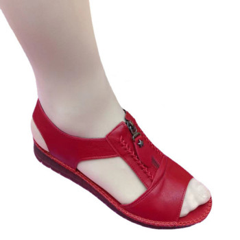 2023 Летни нови дамски обувки Модни сандали с плоска подметка Обувки за жени Fish Mouth Удобни ежедневни сандали Zapatos De Mujer