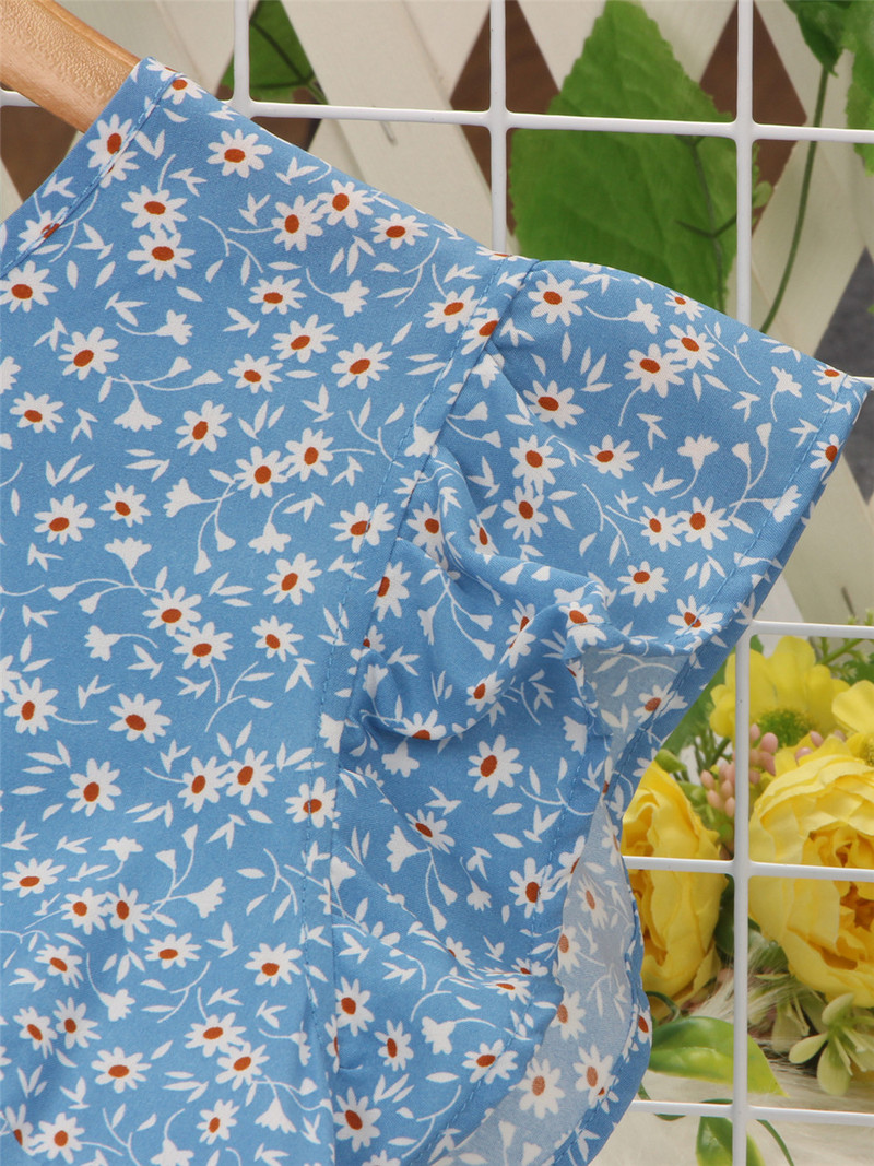 Rochie lungă șic, de vară, retro, pentru femei, cu decolteu în formă de midi, talie înaltă, albastră, șic, pentru modă