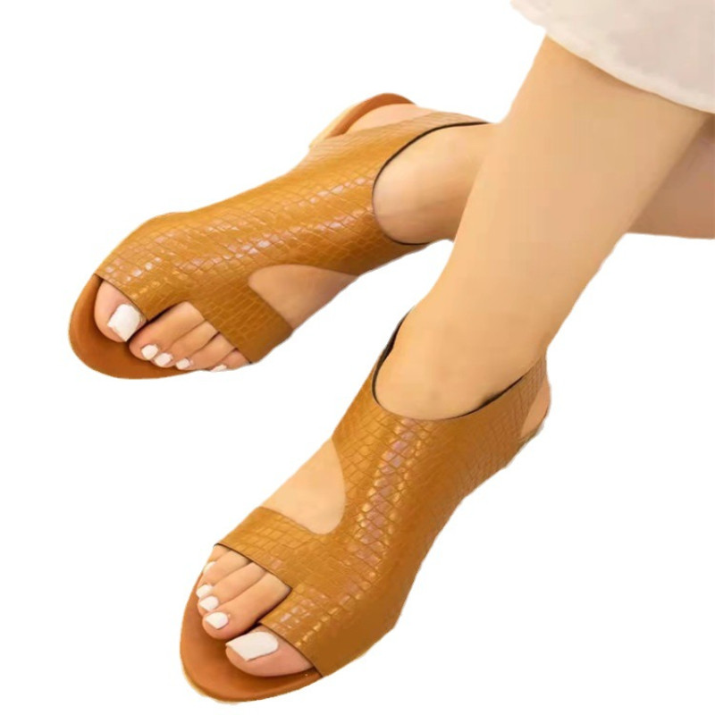 Ljetne ženske sandale 2024. Rimske seksi cipele s otvorenim prstima Udobne ženske ravne cipele za plažu na otvorenom Nove sandalias femininas