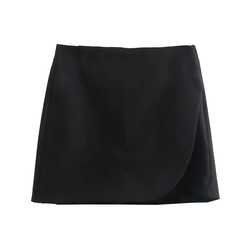 Fuste scurte TRAF pentru femei, roz, negre, fuste scurte pentru femei, fustă mini cu talie înaltă, pantaloni scurți pentru femei, fuste elegante sociale pentru femei