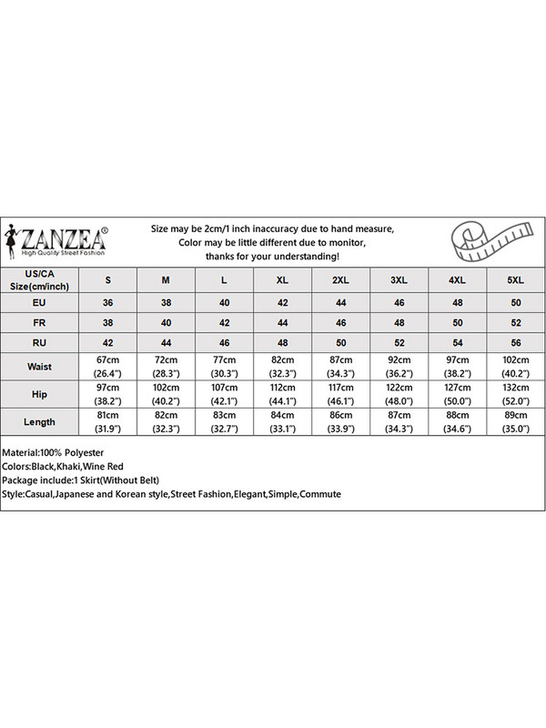Fusta Vintage Office Lady ZANZEA Moda coreeană plisată Femei cu talie înaltă Jupe 2023 de primăvară Falda de vacanță lejeră fuste maxi solide