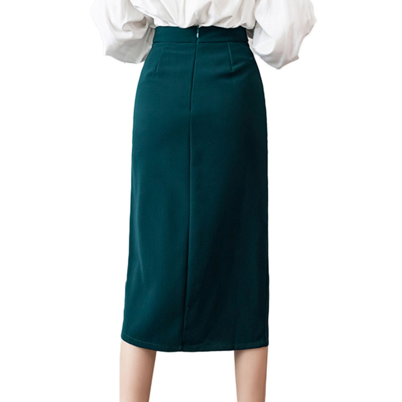 Fuste midi pentru femei, modele care se potrivesc, fuste midi pentru femei, fuste vintage coreene cu talie înaltă, pliuri șic, pantaloni de îmbrăcăminte de stradă casual