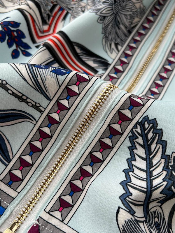 Καλοκαιρινή μόδα Ρετρό Μίνι Φόρεμα με φερμουάρ Γυναικείο κοντομάνικο γιακά με πέτο Vintage Flower Print A Line Belt Beach Vestidos