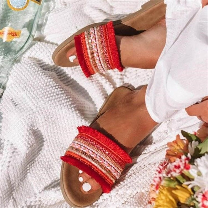 2022, papuci de femei cu fund plat, papuci de modă, pantofi pentru femei, confort de vară, în aer liber, pentru plajă, sandale de lux, designeri de femei