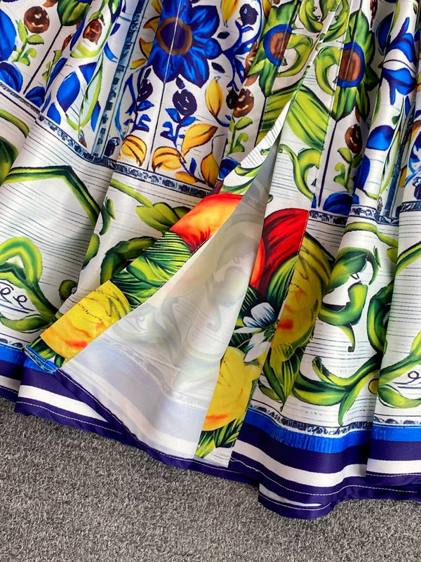 Nyári kifutó, ujjatlan lehajtható gallér, egysoros, A-vonalú női ruha Ünnepi virágnyomó övparti Beach Vestidos