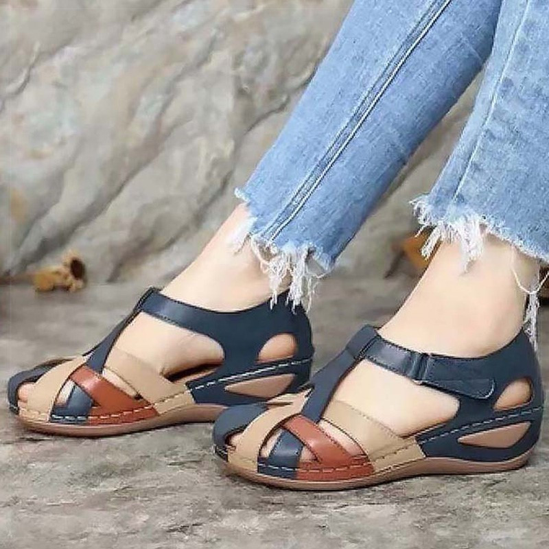 Női szandálok Puha nyári cipők női alacsony sarkú szandálok nyári elegáns női sarkú cipők könnyű sarkú lábbelik női