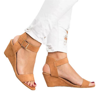Καλοκαιρινά Γυναικεία Σανδάλια Μόδα Open Toe Wedge Casual Παπούτσια Γυναικεία Plus Size Wedge Ψηλοτάκουνα Σανδάλια Peep Toe Γυναικεία 35-43
