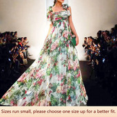 2022, vară, noua stație europeană, îmbrăcăminte pentru femei, imprimată, pliată, piept, mare, cu spate, rezervor, rochie lungă