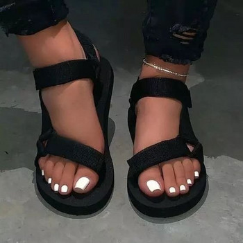 Summer Soft Slip Sandals 2024 Νέα γυναικεία ανθεκτικά σανδάλια Outdoor Casual Beach Shoes Sandalias