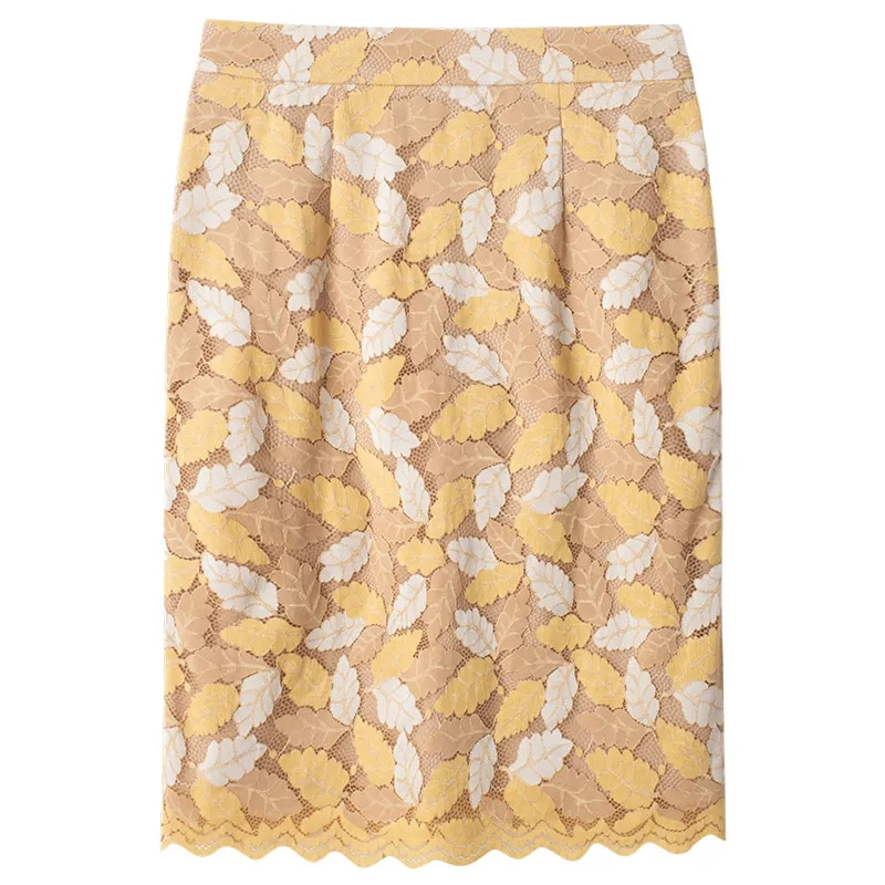 Κομψές διανοητικές φούστες δαντέλες γυναικείες φούστες Καλοκαίρι 2023 Νέα μεσαία φούστα με ψηλόμεσο γοφό Jupe Femme Faldas Mujer Moda