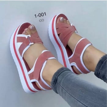 Γυναικεία πέδιλα Casual Wedges Sandalias Mujer 2023 Νέα καλοκαιρινά παπούτσια Γυναικεία πέδιλα με γόβες Πλατφόρμα Peep Toe Wedges Chaussure Femme