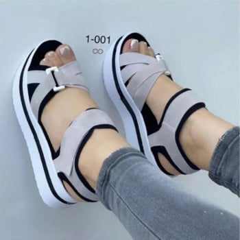 Γυναικεία πέδιλα Casual Wedges Sandalias Mujer 2023 Νέα καλοκαιρινά παπούτσια Γυναικεία πέδιλα με γόβες Πλατφόρμα Peep Toe Wedges Chaussure Femme