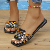 Papuci de casă pentru femei Pantofi de vară Diapozitive Papuci de casă pentru femei Sandale de lux Pantofi de designer Pantofi de plajă pentru exterior Chanclas Mujer