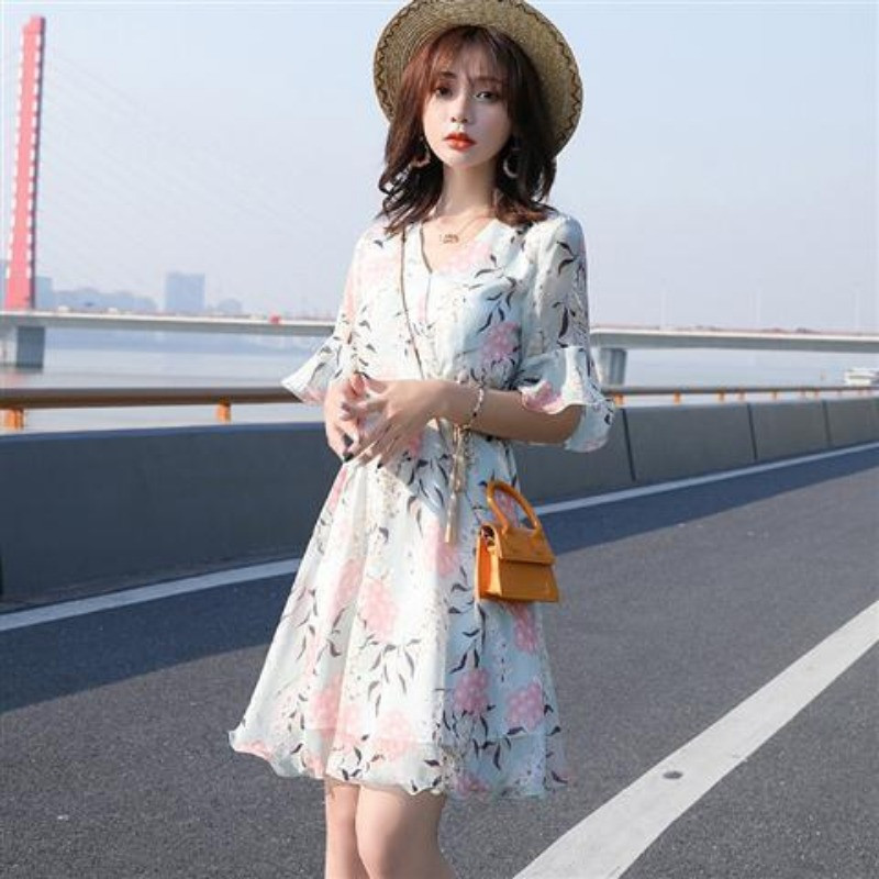 Virágos női ruha Sifon selyem kötszer női ruhák virág szatén Újdonságok a One Pieces Hot Cotton Laose Y2k Curvy XG