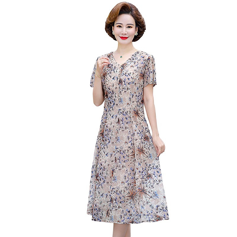 Uus Korea mustriga tüllkleit naiste suvemood õhukese võrguga A-joonega rannakleidid Vestidos De Mujer vabaaja elegantne rüü Femme