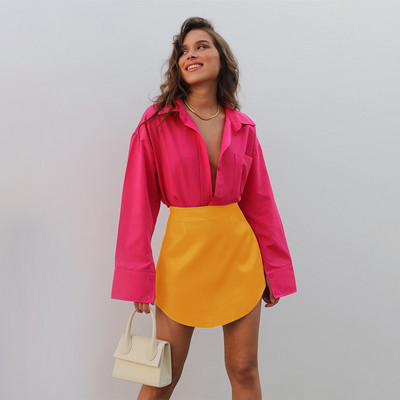 Elegantne elegantne satiinist naiste miniseelikud kõrge vöökohaga õhuke õhuke A-line pakett puusa Bodycon Streetwear soliidne must roheline lühike seelik