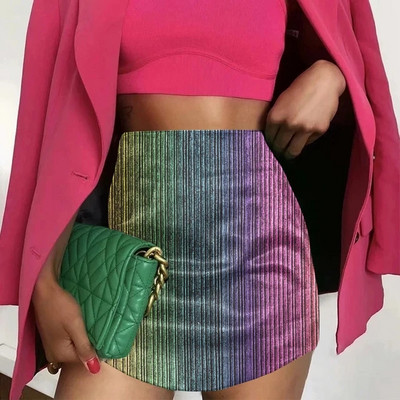 Elegantne elegantne satiinist naiste miniseelikud kõrge vöökohaga õhuke õhuke A-line pakett puusa Bodycon Streetwear soliidne must roheline lühike seelik