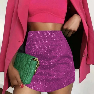 Elegantne elegantne satiinist naiste miniseelikud kõrge vöökohaga õhuke õhuke A-line pakett puusa Bodycon Streetwear soliidne must roheline lühike seelik