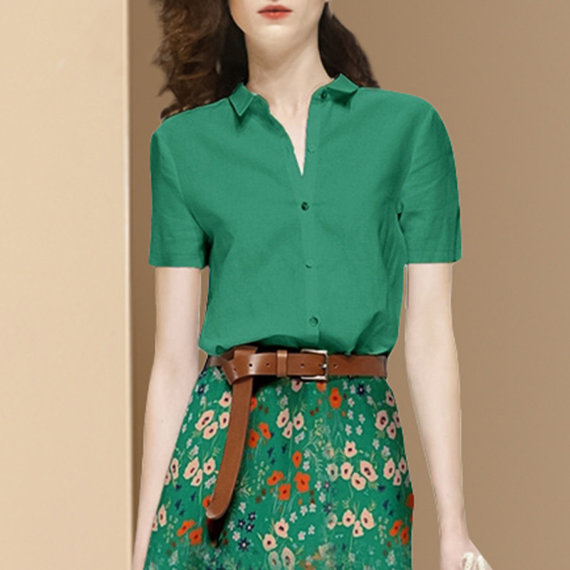 EVNISI Καλοκαιρινή γυναικεία φόρμα δύο τεμαχίων με στάμπα σιφόν μπλούζα κοντομάνικη φούστα σασέ Σετ Γυναικείο Casual 2 τεμάχια σετ Κοστούμι 2022