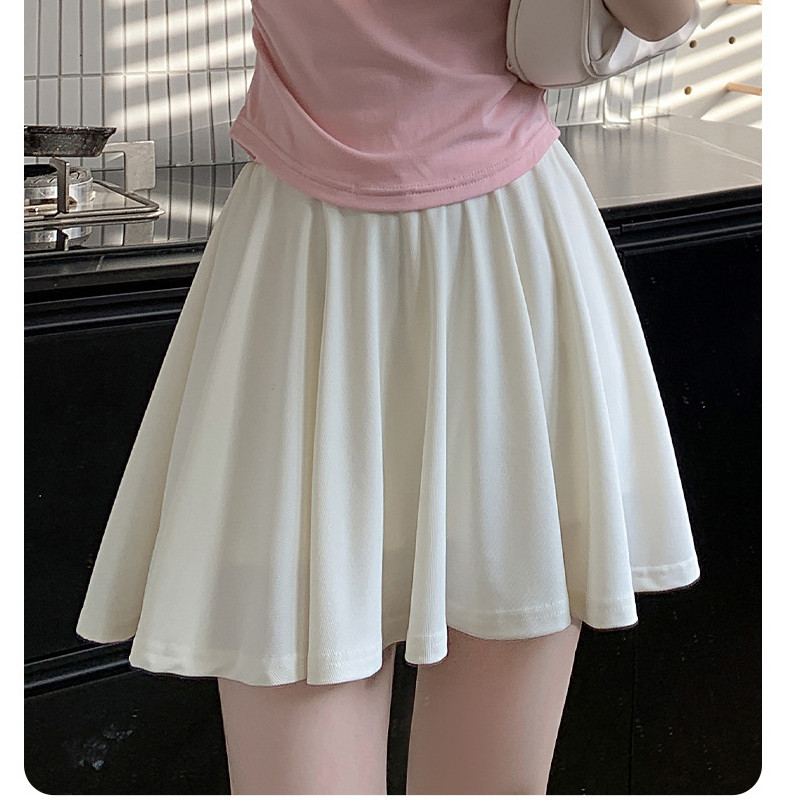 Uus 2024. aasta suvemagus seksikas klubi plisseeritud lühike seelik Korea armas moodne kõrge vöökohaga õhuke miniseelik Naiste mitmekülgne riietus šikk